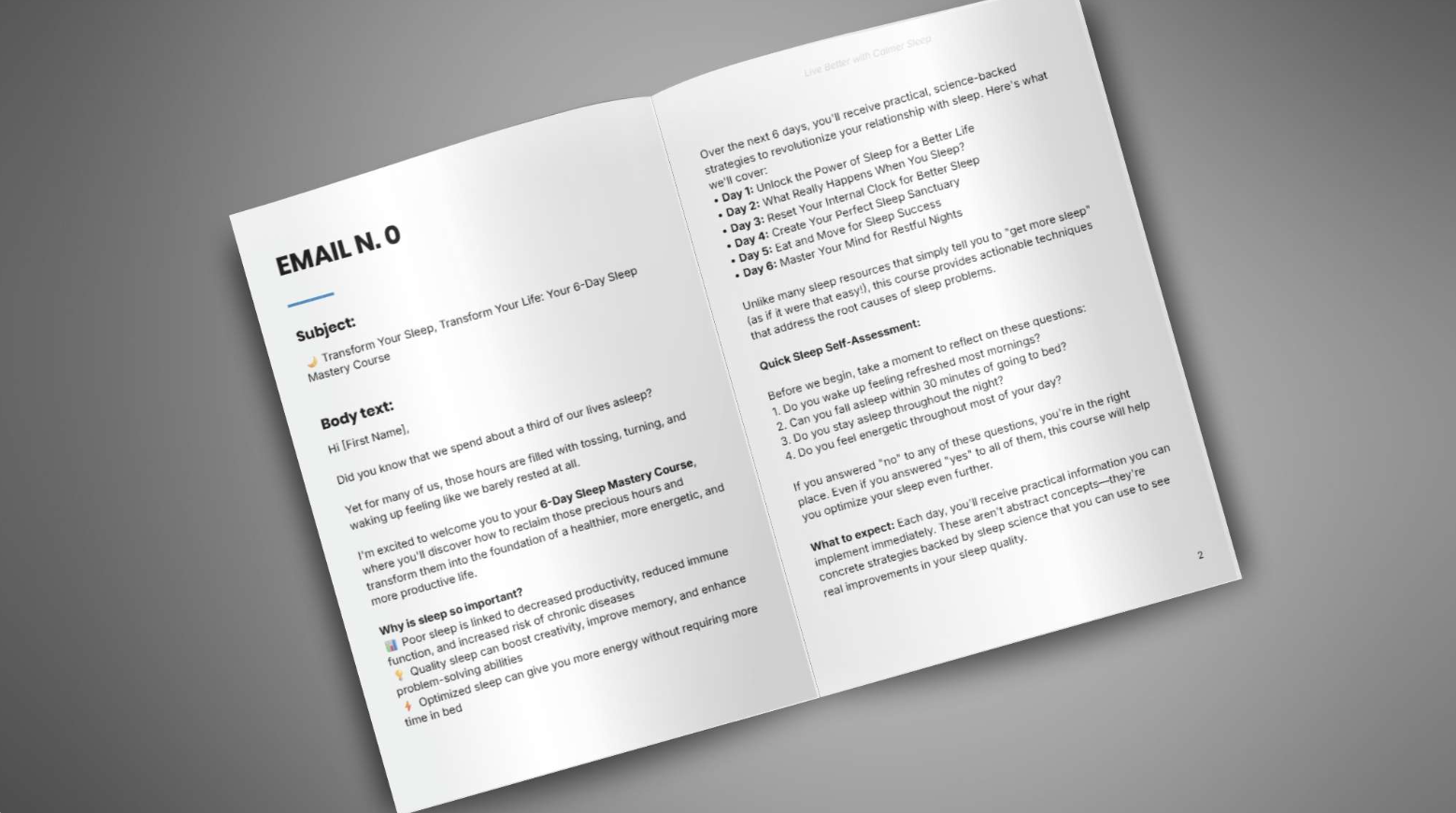 Live Better with Calmer Sleep